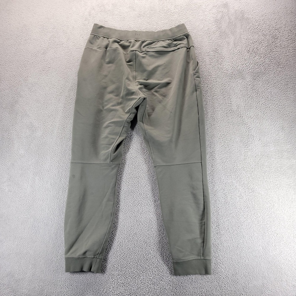 Lululemon Pants Mens L Green City Sweat Joggers Slim Tapered Activewear LM5AJTS